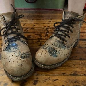 Bed Stu cobbler series women’s lace up ankle boots size 7.5